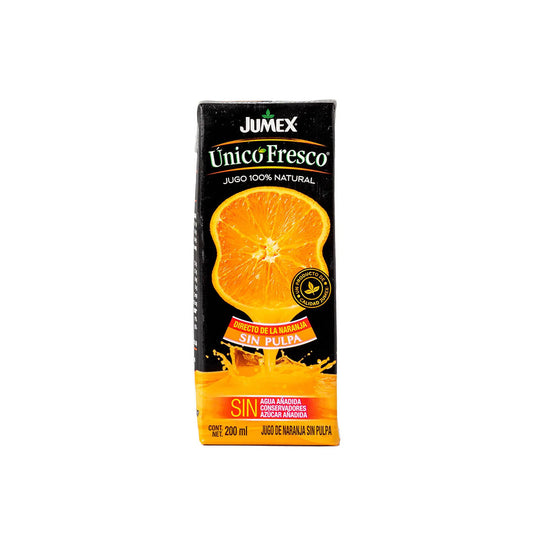 Jugo naranja unico tetrapak 200ml